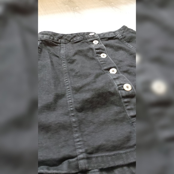 Black Denim Skirt - Picture 2 of 3